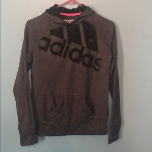 Grey adidas hoodie